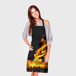 Фартук кулинарный ОГОНЬ, цвет: 3D-принт — фото 2