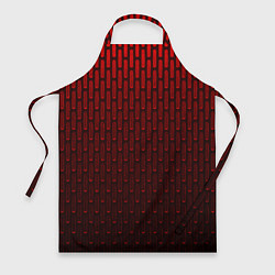 Фартук кулинарный Текстура красный градиент, цвет: 3D-принт
