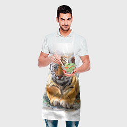Фартук кулинарный Tiger Art, цвет: 3D-принт — фото 2