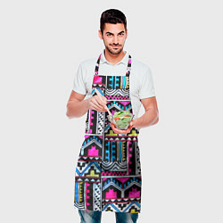 Фартук кулинарный Ацтеки, цвет: 3D-принт — фото 2