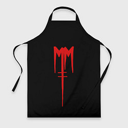 Фартук кулинарный Marilyn Manson, цвет: 3D-принт