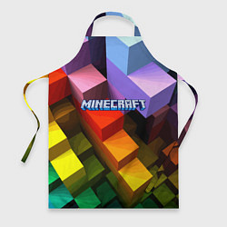 Фартук кулинарный Minecraft - pattern, цвет: 3D-принт