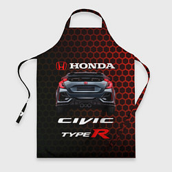 Фартук кулинарный Honda Civic Type R, цвет: 3D-принт