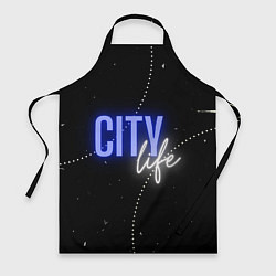 Фартук кулинарный City life, цвет: 3D-принт