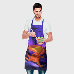 Фартук кулинарный Девочка огонек, цвет: 3D-принт — фото 2