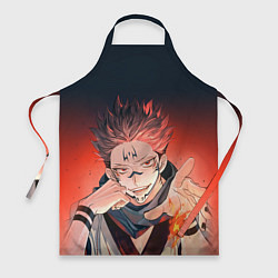 Фартук кулинарный Магическая битва, цвет: 3D-принт