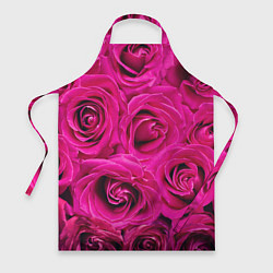 Фартук кулинарный Розы, цвет: 3D-принт