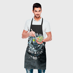 Фартук кулинарный Йохохо и канистра масла, цвет: 3D-принт — фото 2
