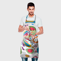 Фартук кулинарный Яркие краски, цвет: 3D-принт — фото 2