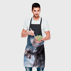 Фартук кулинарный Кен Канеки, цвет: 3D-принт — фото 2