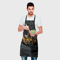 Фартук кулинарный Fortnite T-800, цвет: 3D-принт — фото 2