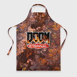 Фартук кулинарный DOOM Eternal логотип, цвет: 3D-принт