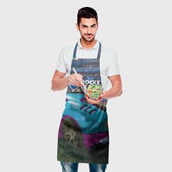 Фартук кулинарный Rocket League, цвет: 3D-принт — фото 2