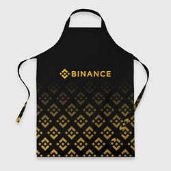 Фартук кулинарный BINANCE БИНАНС БИРЖА, цвет: 3D-принт