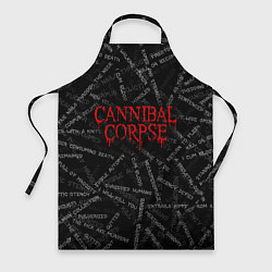 Фартук кулинарный Cannibal Corpse Songs Z, цвет: 3D-принт
