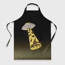 Фартук НЛО похищает динозавров