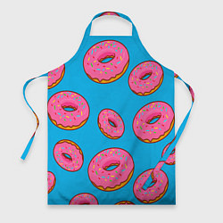 Фартук кулинарный Пончики, цвет: 3D-принт