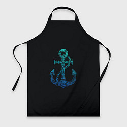 Фартук кулинарный Navy Anchor, цвет: 3D-принт