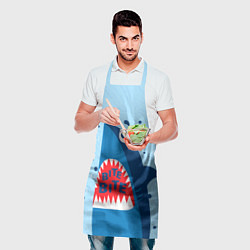 Фартук кулинарный Акула bite, цвет: 3D-принт — фото 2