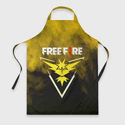 Фартук кулинарный FREEFIRE YELLOW SMOKE Z, цвет: 3D-принт