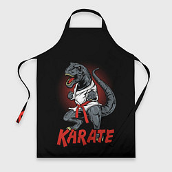 Фартук кулинарный KARATE T-REX, цвет: 3D-принт