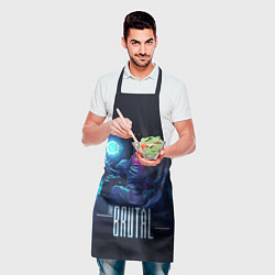 Фартук кулинарный The Brutal, цвет: 3D-принт — фото 2