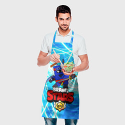 Фартук кулинарный Ninja Ash Ниндзя Эш, Brawl Stars, цвет: 3D-принт — фото 2