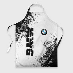 Фартук кулинарный BMW БМВ РАЗРЕЗАННОЕ ЛОГО, цвет: 3D-принт