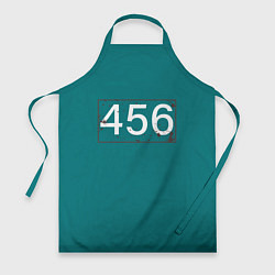 Фартук кулинарный Игрок в кальмара 456, цвет: 3D-принт
