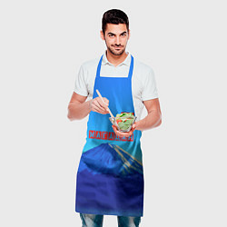 Фартук кулинарный Магадан герб, цвет: 3D-принт — фото 2