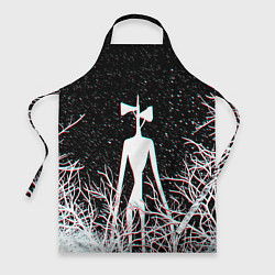 Фартук СИРЕНОГОЛОВЫЙ ГЛИТЧ ЛЕС, КОСМОС