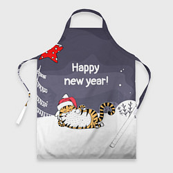 Фартук Happy New Year 2022 Тигр