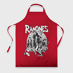 Фартук кулинарный BW Ramones, цвет: 3D-принт