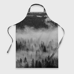 Фартук кулинарный ТУМАННЫЙ ЛЕС FOREST, цвет: 3D-принт