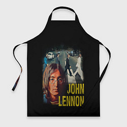 Фартук кулинарный The Beatles John Lennon, цвет: 3D-принт
