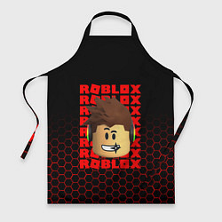 Фартук ROBLOX LEGO FACE УЗОР СОТЫ