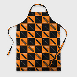 Фартук Black Orange Squares