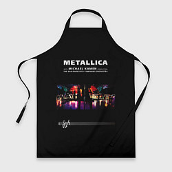 Фартук кулинарный Metallica S и M, цвет: 3D-принт