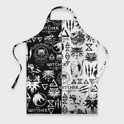 Фартук кулинарный THE WITCHER LOGOOMBING ВЕДЬМАК ПАТТЕРН, цвет: 3D-принт