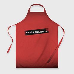 Фартук кулинарный VIVA LA RESISTENCIA, цвет: 3D-принт