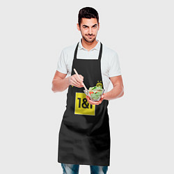 Фартук кулинарный Haaland 9 - Borussia Dortmund, цвет: 3D-принт — фото 2