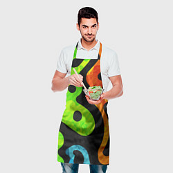 Фартук кулинарный Пятнистая Абстракция, цвет: 3D-принт — фото 2