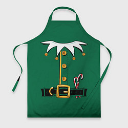 Фартук кулинарный Christmas Elf Outfit, цвет: 3D-принт