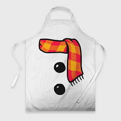 Фартук кулинарный Snowman Outfit, цвет: 3D-принт