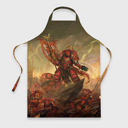 Фартук кулинарный Красные скорпионы, цвет: 3D-принт