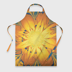 Фартук кулинарный Солнечный цветок Абстракция 535-332-32, цвет: 3D-принт