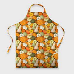 Фартук кулинарный Тыквы Pumpkin, цвет: 3D-принт