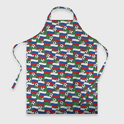 Фартук кулинарный Россия футбол, цвет: 3D-принт