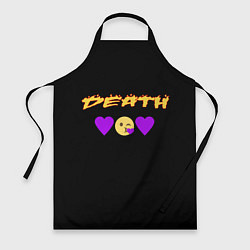 Фартук кулинарный Смерть сердечки, цвет: 3D-принт