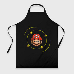 Фартук кулинарный Звездочки вокруг Марио, цвет: 3D-принт